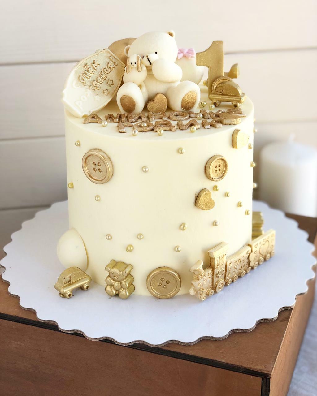 Торт золотой мишка<br>